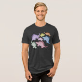 Roaming Rainbows: Unisex T - Shirt (Vorderseite voll)