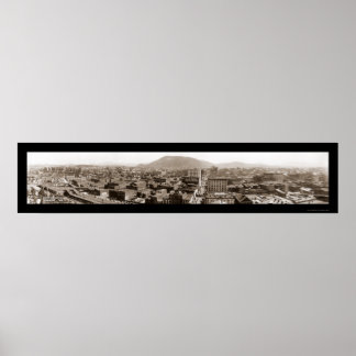 Roanoke Business Sect. Foto 1931 Poster