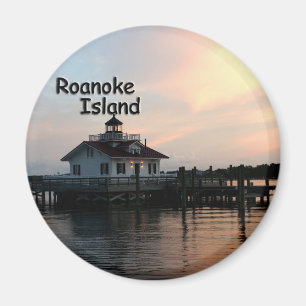 Roanoke-Insel-Leuchtturm Magnet