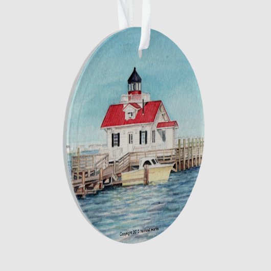 Roanoke-Insel-Leuchtturm Ornament (Vorderseite)