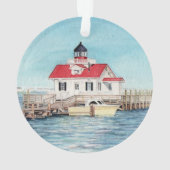 Roanoke-Insel-Leuchtturm Ornament (Rückseite)