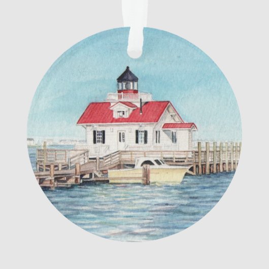 Roanoke-Insel-Leuchtturm Ornament (Rückseite)