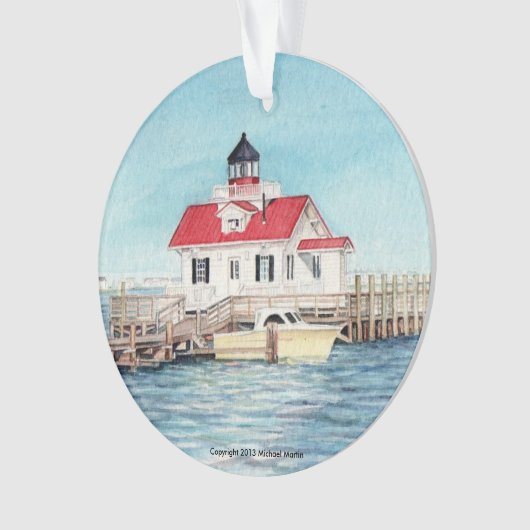 Roanoke-Insel-Leuchtturm Ornament (Vorderseite)