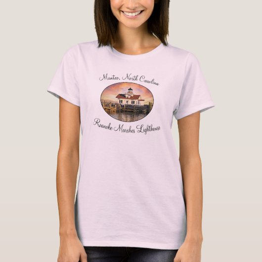 Roanoke Marshes Lighthouse _ Manteo North Carolina T-Shirt (Vorderseite)