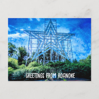 Roanoke Star Postcard Postkarte