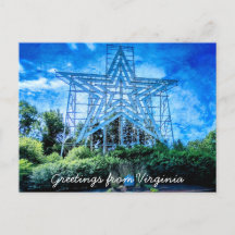 Roanoke Star Postcard