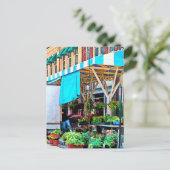 Roanoke VA - Blume entladen Postkarte (Stehend Vorderseite)