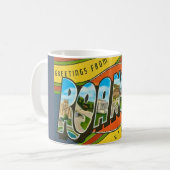  Roanoke, VA Vintage Mug Kaffeetasse (Vorderseite Links)