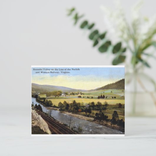 Roanoke Valley, Virginia 1914 Vintag Postkarte (Stehend Vorderseite)