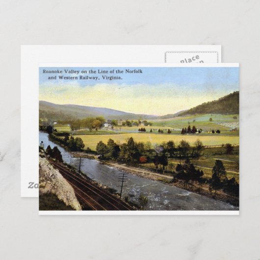Roanoke Valley, Virginia 1914 Vintag Postkarte (Vorne/Hinten)