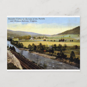 Roanoke Valley, Virginia 1914 Vintage Postkarte