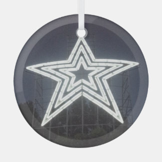Roanoke Virginia Star Ornament Aus Glas