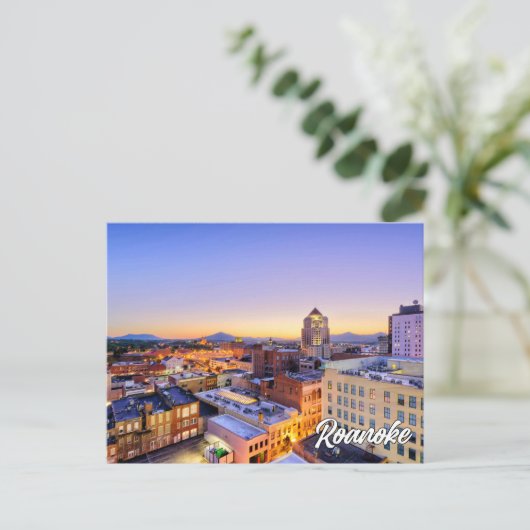 Roanoke, Virginia, USA Postkarte (Stehend Vorderseite)