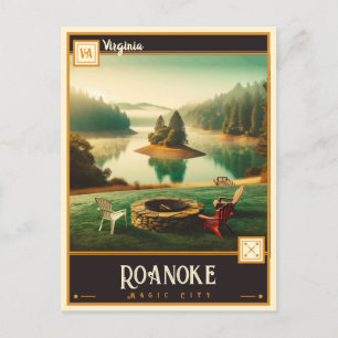 Roanoke, Virginia Vintage Ansichtskarte Postkarte