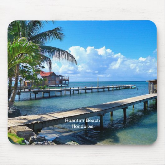 Roantan Strand, Honduras Mousepad (Vorne)