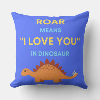 Roar bedeutet, dass ich Liebe Sie Square Cushion Kissen