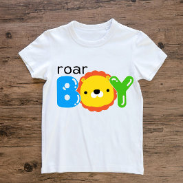 Roar Boy Niedlich Lion Safari Jungle Tierkids Baby T-shirt