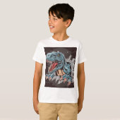 Roar Breakthrough T-Rex" Dinosaur Grafisches T-Shi T-Shirt (Vorne ganz)