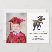 Roar Class of 2024 Kids Dinosaur Abschluss Foto