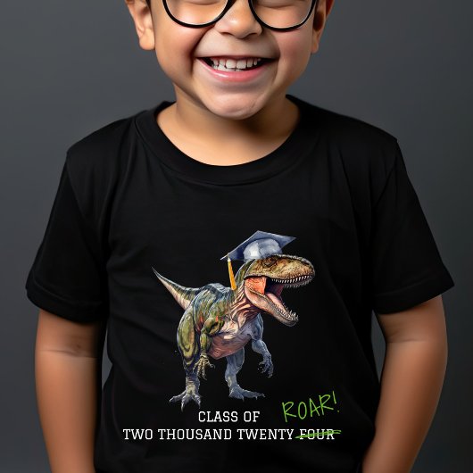 Roar Class of 2024 Kids Dinosaur Abschluss T-Shirt