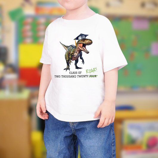 Roar Class of 2024 Kids Dinosaur Abschluss T-Shirt