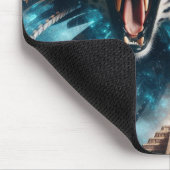 Roar des alten Jaguar-Kriegers Mousepad (Ecke)