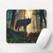 🐯 🔥 Roar des Powers - Tiger Spirit Mousepad (Mit Mouse)