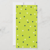 Roar Dinosaur Green Geburtstag Danke Karte (Rückseite)