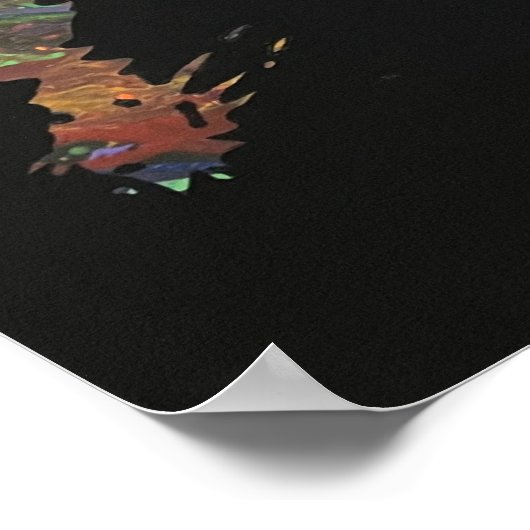 "Roar"-Druck Poster (Ecke)