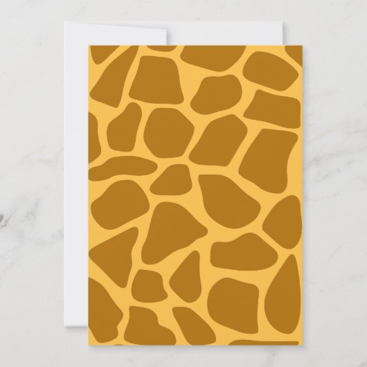 Roar & Explore – It's a Safari Birthday! Einladung (Rückseite)