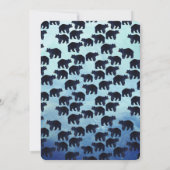 Roar Four Bear 4th Birthday Invitation Einladung (Rückseite)