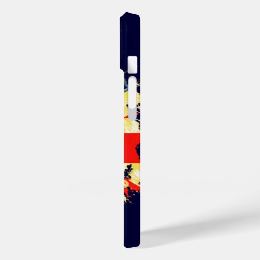 Roar Great British Löwe Gewerkschaft Jack iPhone C Case-Mate iPhone Hülle (Rückseite / Links)