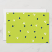 ROAR green Dinosaurier Geburtstags-Foto Einladung (Rückseite)