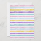 Roar in Four Dinosaurier 4. Geburtstag Einladung 4 (Rückseite)