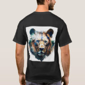 Roar in Style: Majestic Tiger Print T - Shirt (Rückseite)
