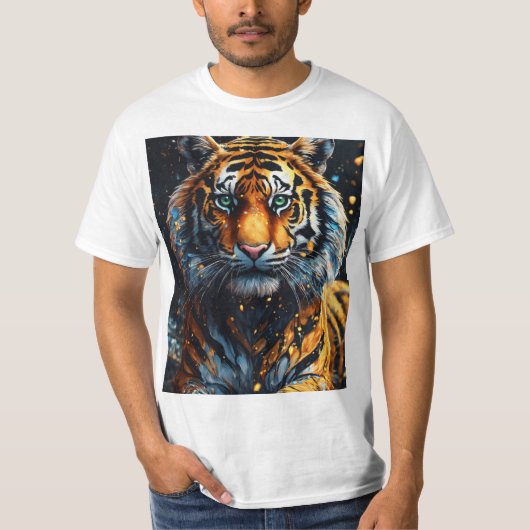 Roar in Style: Majestic Tiger T - Shirt (Vorderseite)