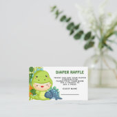 Roar ist ein Dinosaurier-Windeln Begleitkarte (Stehend Vorderseite)