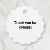 Roar It is a Dinosaur Baby Shower Geschenkanhänger (Rückseite)