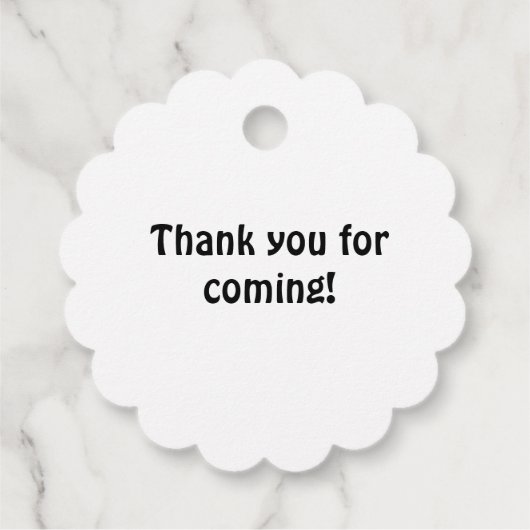 Roar It is a Dinosaur Baby Shower Geschenkanhänger (Rückseite)