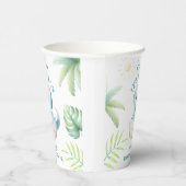 Roar It's a Boy Niedlich Dino Boy Dinosaur Baby Sh Pappbecher (Rechts)