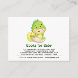 Roar It's a Dinosaur Baby Duschbücher für Baby Begleitkarte