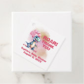 Roar It's a Girl T-Rex Baby Dinosaurier Pink Geschenkanhänger (Beispiel)