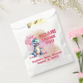 Roar It's a Girl T-Rex Baby Dinosaurier Pink Geschenktütchen (Versiegelt)