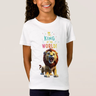 Roar of Majesty: Der Cartoon des Löwen T-Shirt