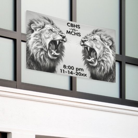 Roar of the Lion Custom Text Bilder Banner (Äußeres Gebäude)