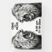 Roar of the Lion Custom Text Bilder Banner (Vertikal)