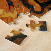 Roar of the Wild Heart - farbenfrohe Tigress Puzzle (Seite)