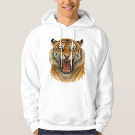 Roar of the Wild: Stärke in jedem Streifen Hoodie