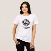 Roar ohne Regeln Tri-Blend Shirt (Vorderseite voll)