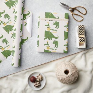 Roar Party Tiere Geburtstag Geschenkpapier